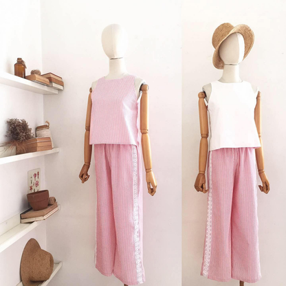 Bertha Seersucker Top