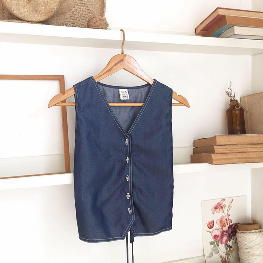 Charlie Blended Chambray Top