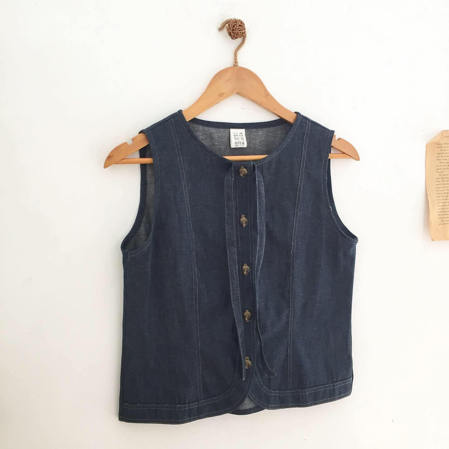 Rafaela Chambray Top