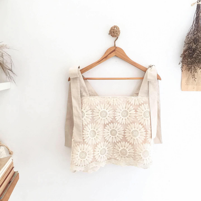 Piper Lace Organza Top