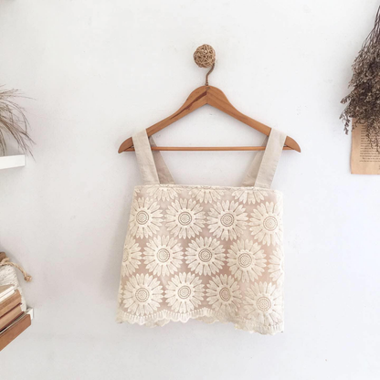 Piper Lace Organza Top