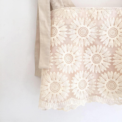 Piper Lace Organza Top