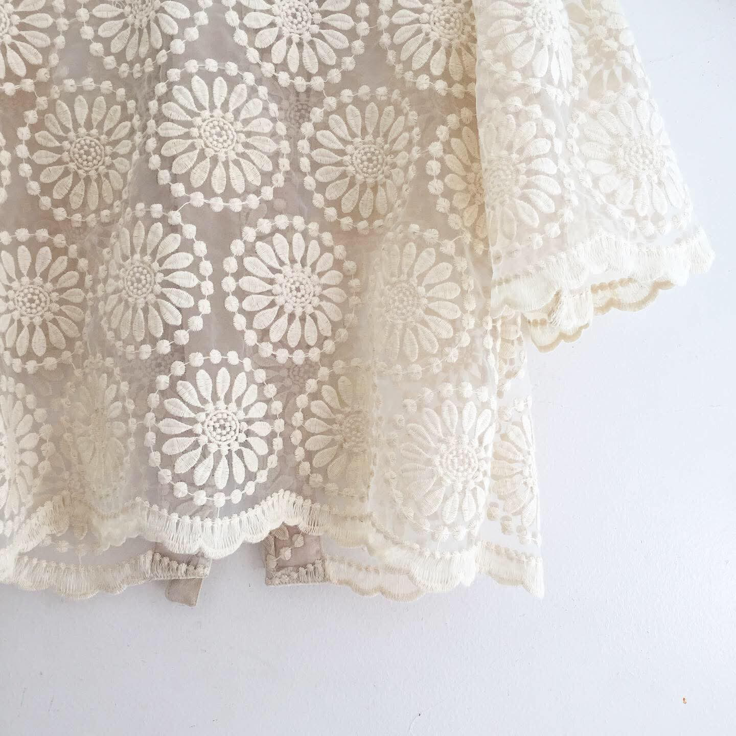 Emilia Lace Organza Top
