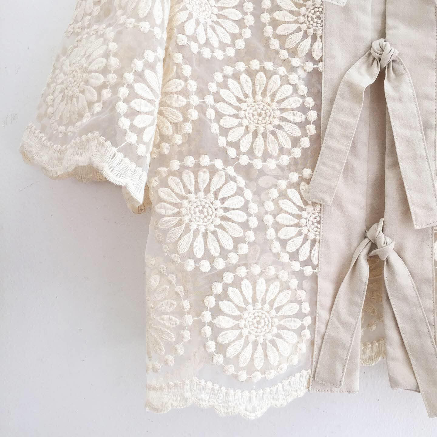 Emilia Lace Organza Top