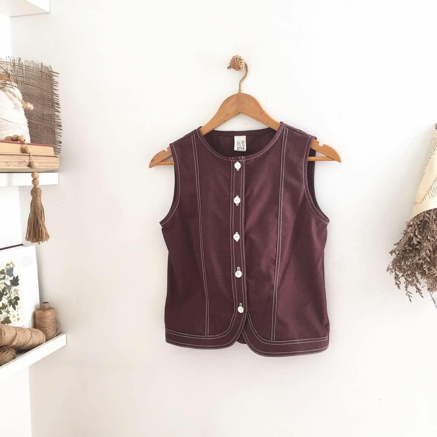 Lucien Cotton Linen Top