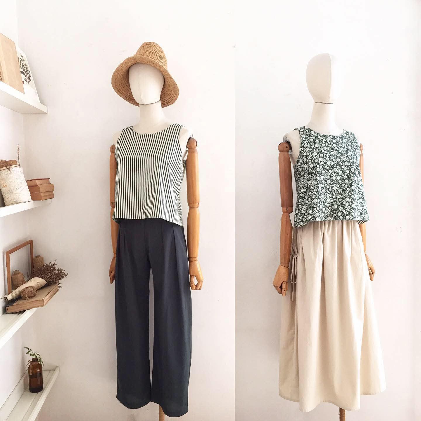 Bertha Cotton + Soft Twill Top