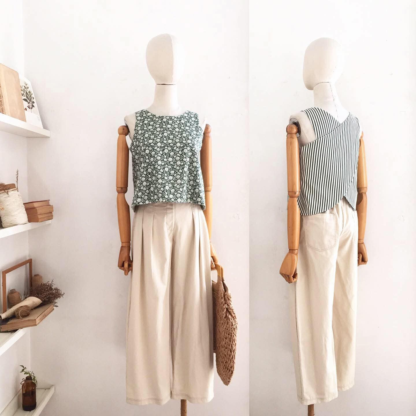 Bertha Cotton + Soft Twill Top