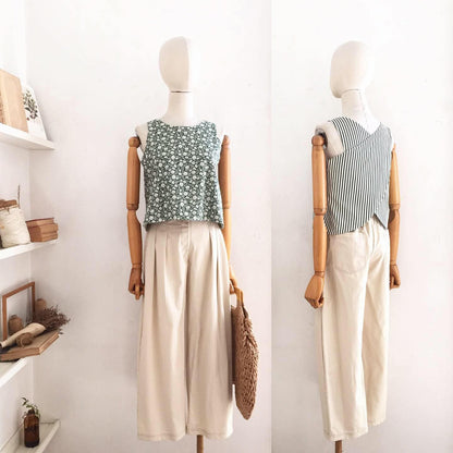 Bertha Cotton + Soft Twill Top