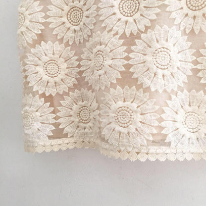 Audrey Lace Organza Top