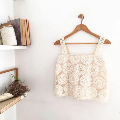 Audrey Lace Organza Top