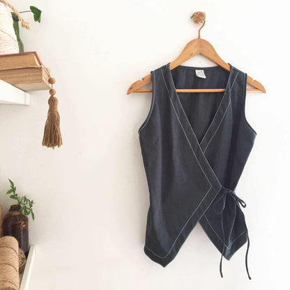 Amari Linen Blend Top