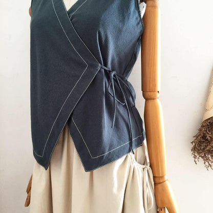 Amari Linen Blend Top
