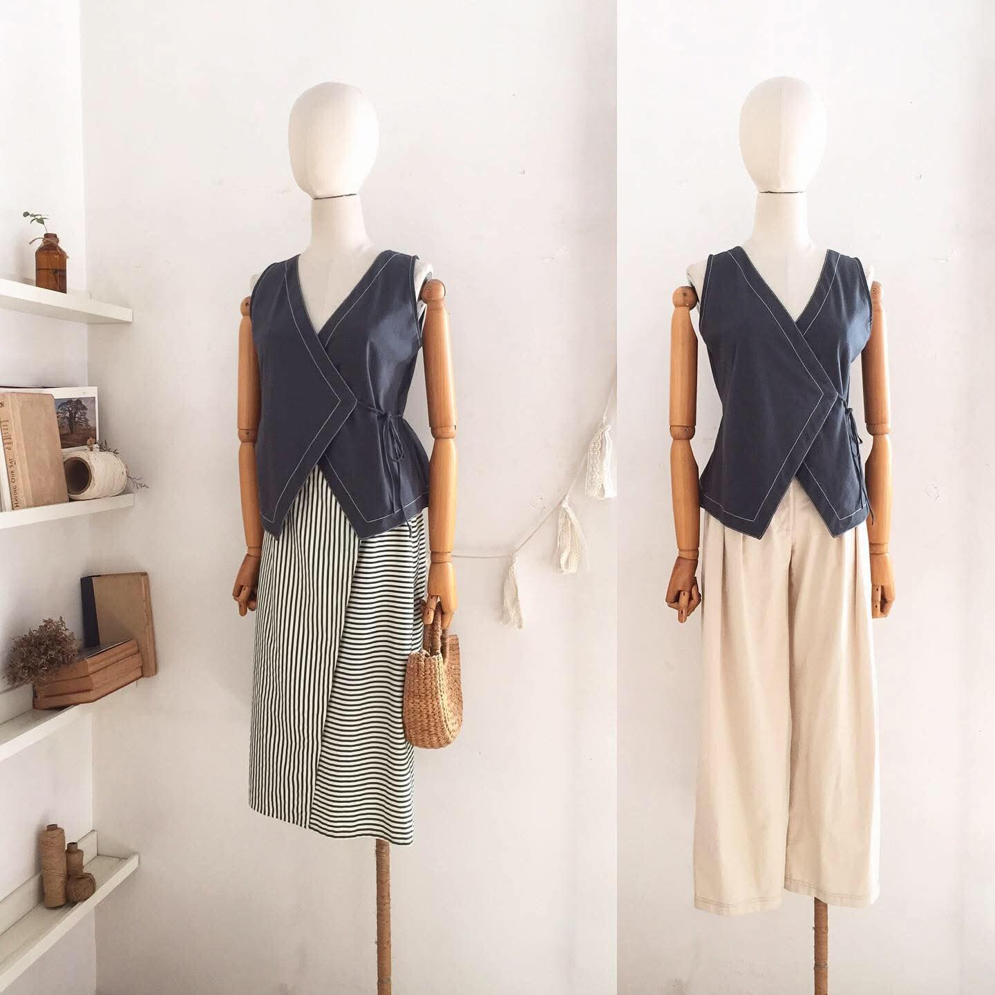 Amari Linen Blend Top