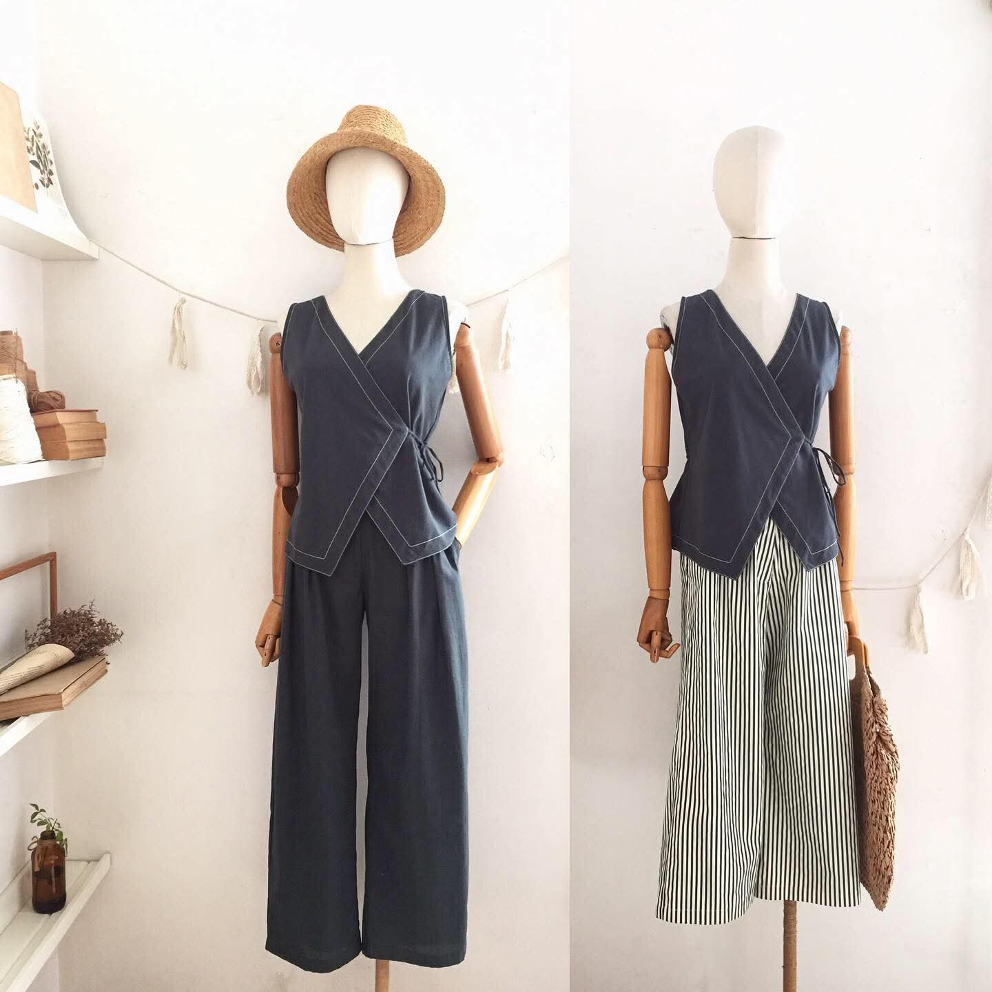 Amari Linen Blend Top
