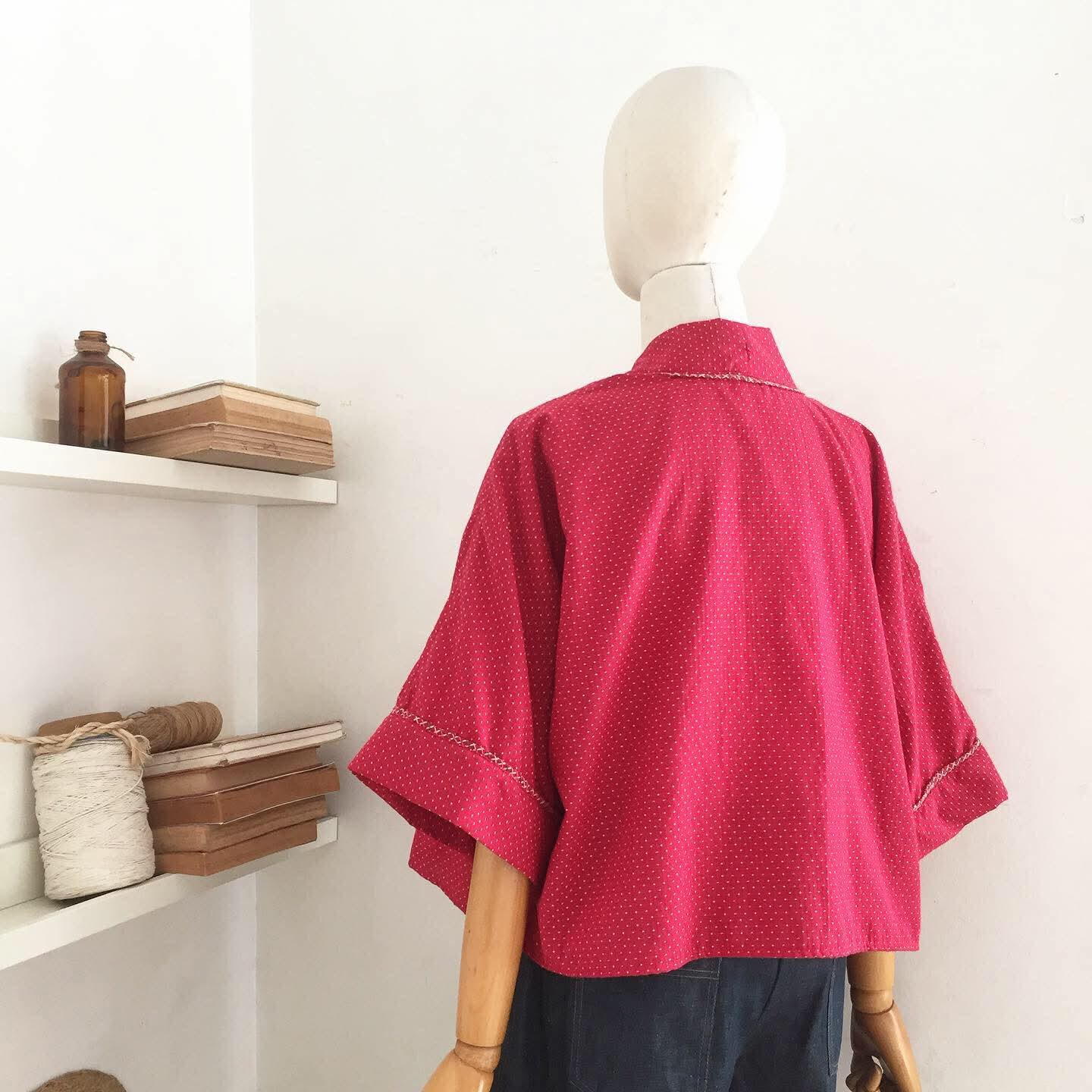 Hana Embroidered Cotton Kimono