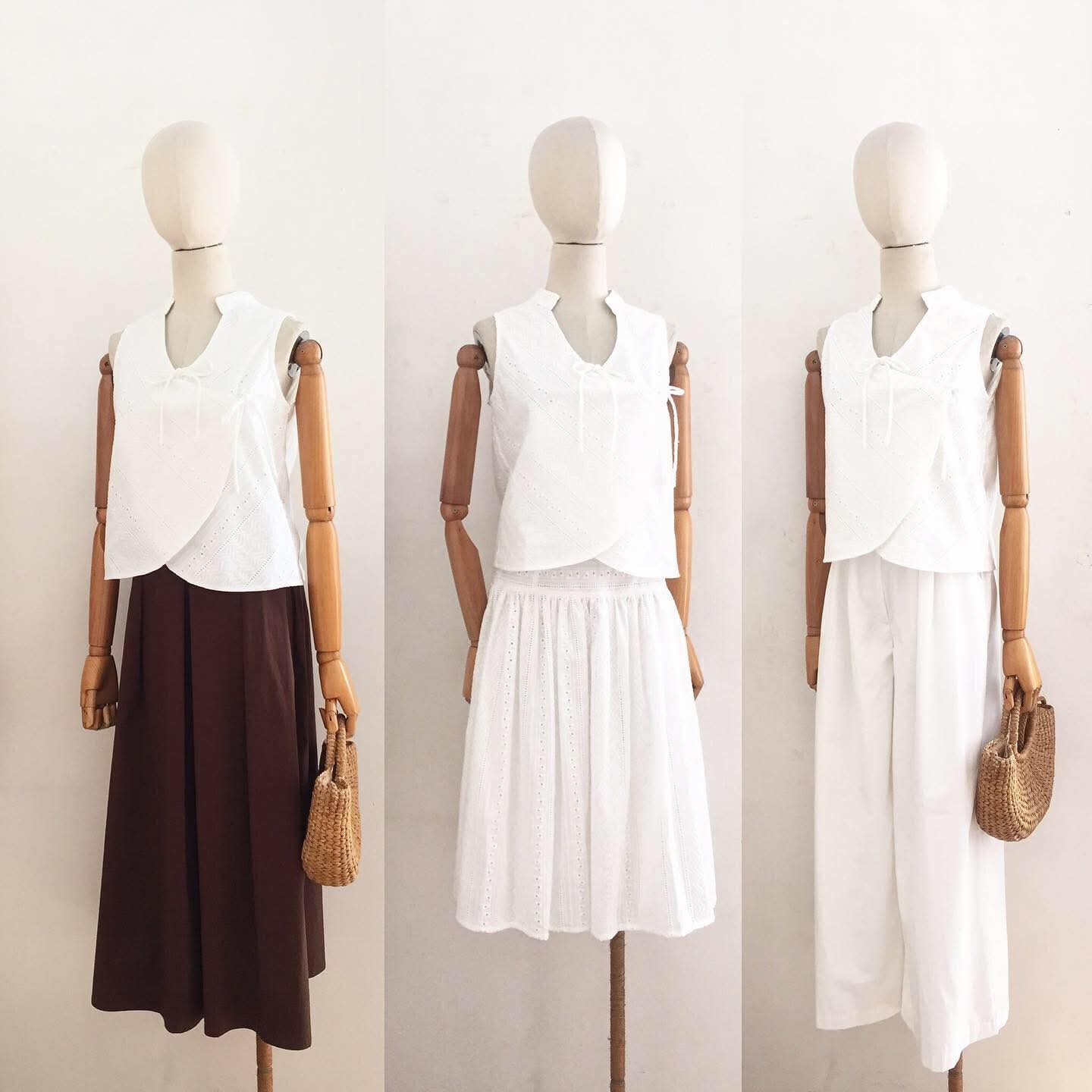 Fei Broderie Anglaise Top