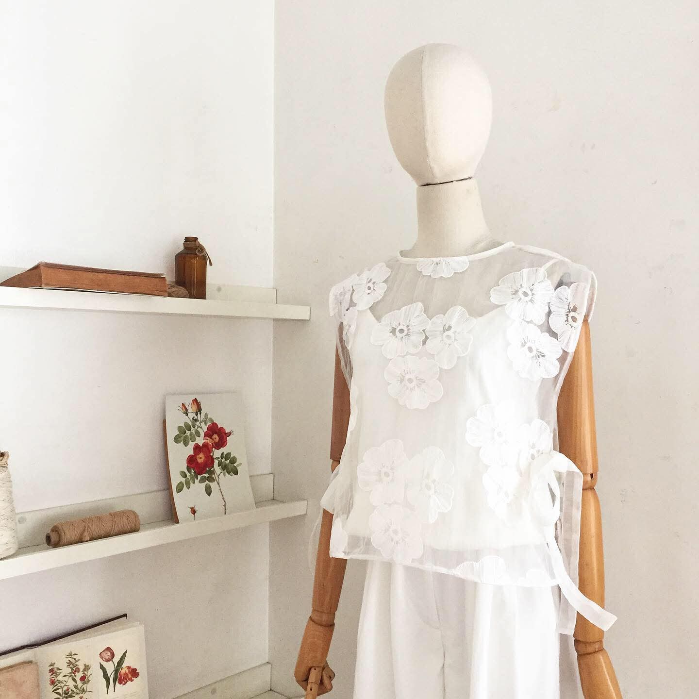Alice Lace Organza Top
