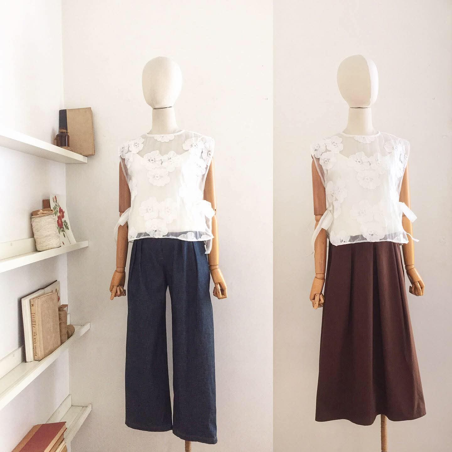 Alice Lace Organza Top