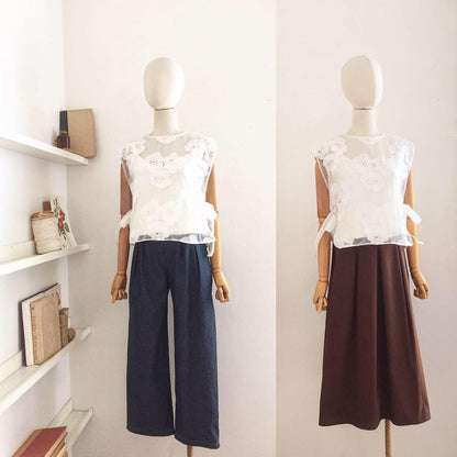 Alice Lace Organza Top