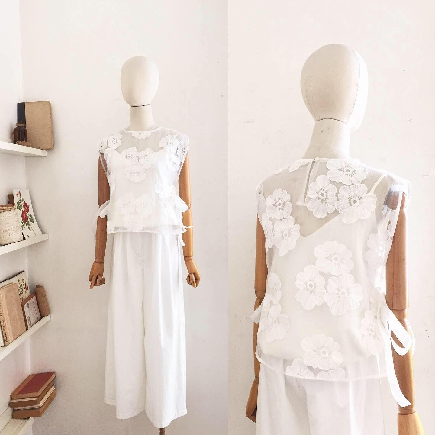 Alice Lace Organza Top