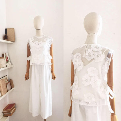 Alice Lace Organza Top
