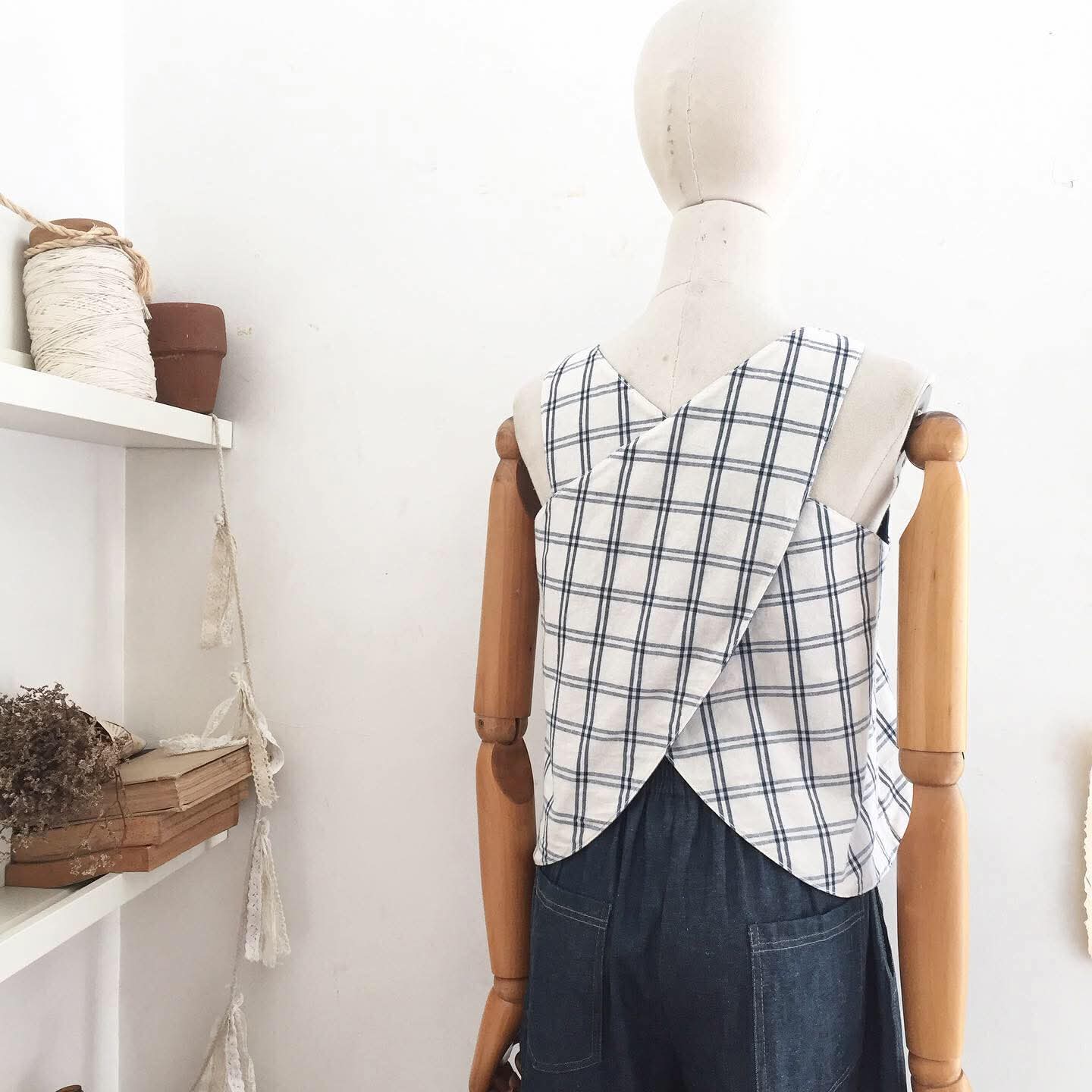 Bertha Cotton + Broderie Top