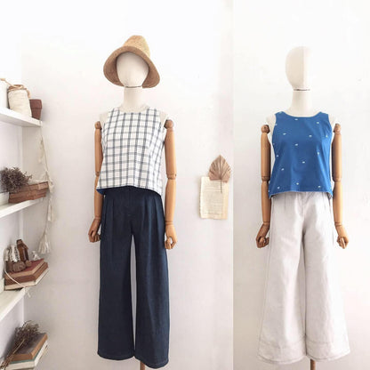 Bertha Cotton + Broderie Top