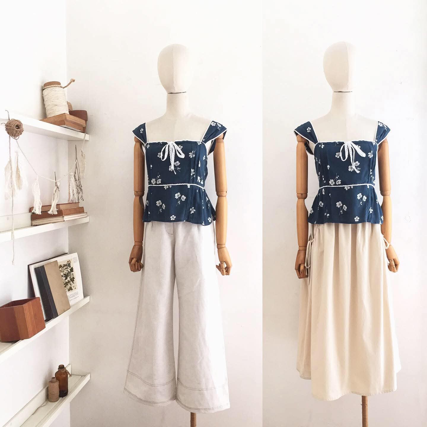 Ophelia Cotton Crepe Top