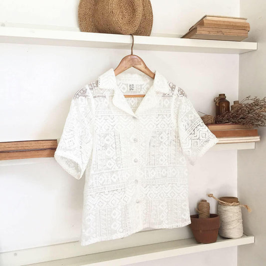 Harper Guipure Lace Top