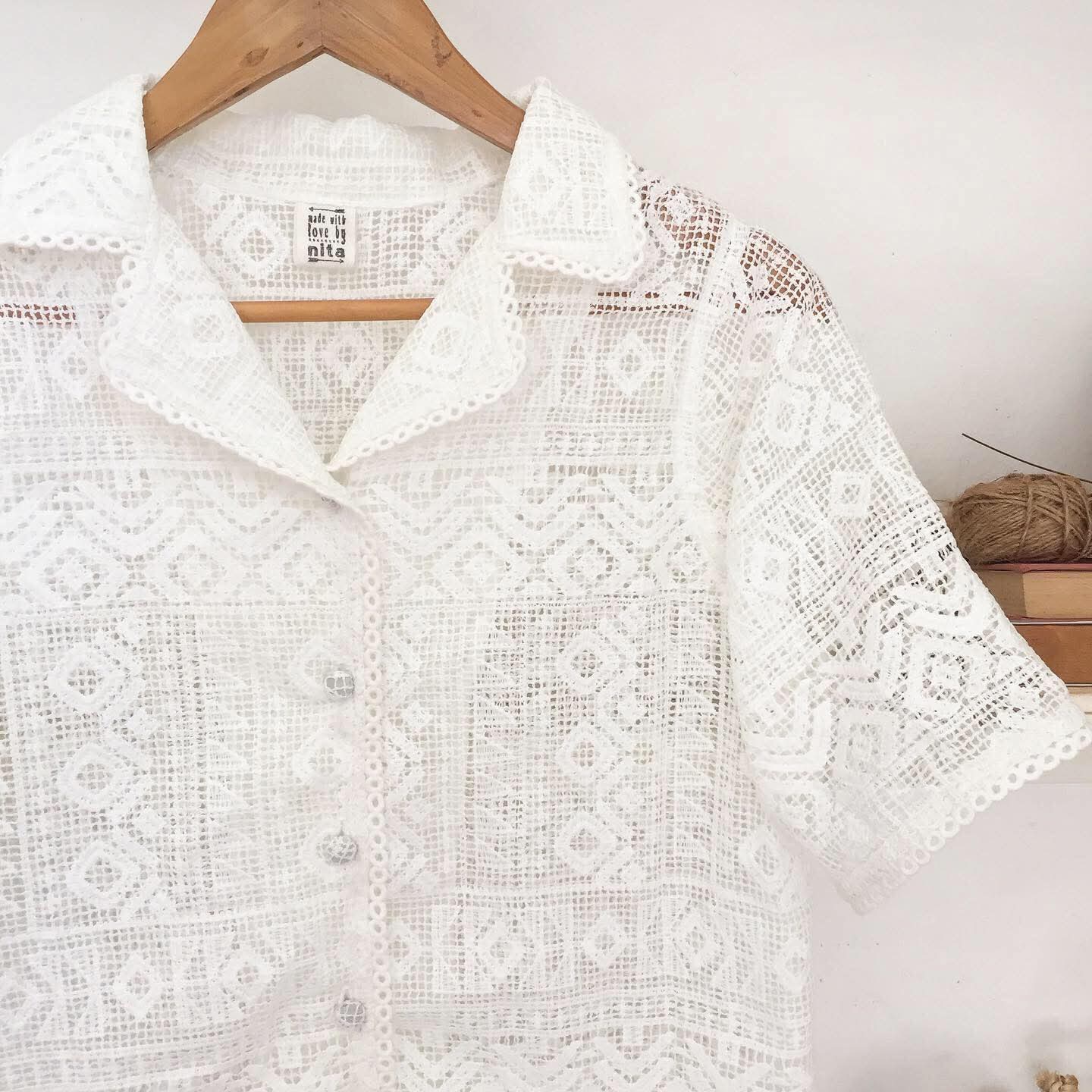 Harper Guipure Lace Top