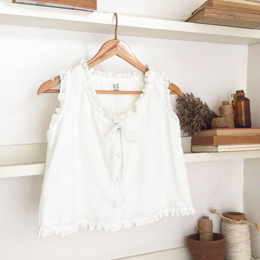 Lucy Cotton Dobby Top