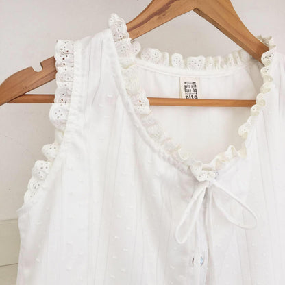 Lucy Cotton Dobby Top
