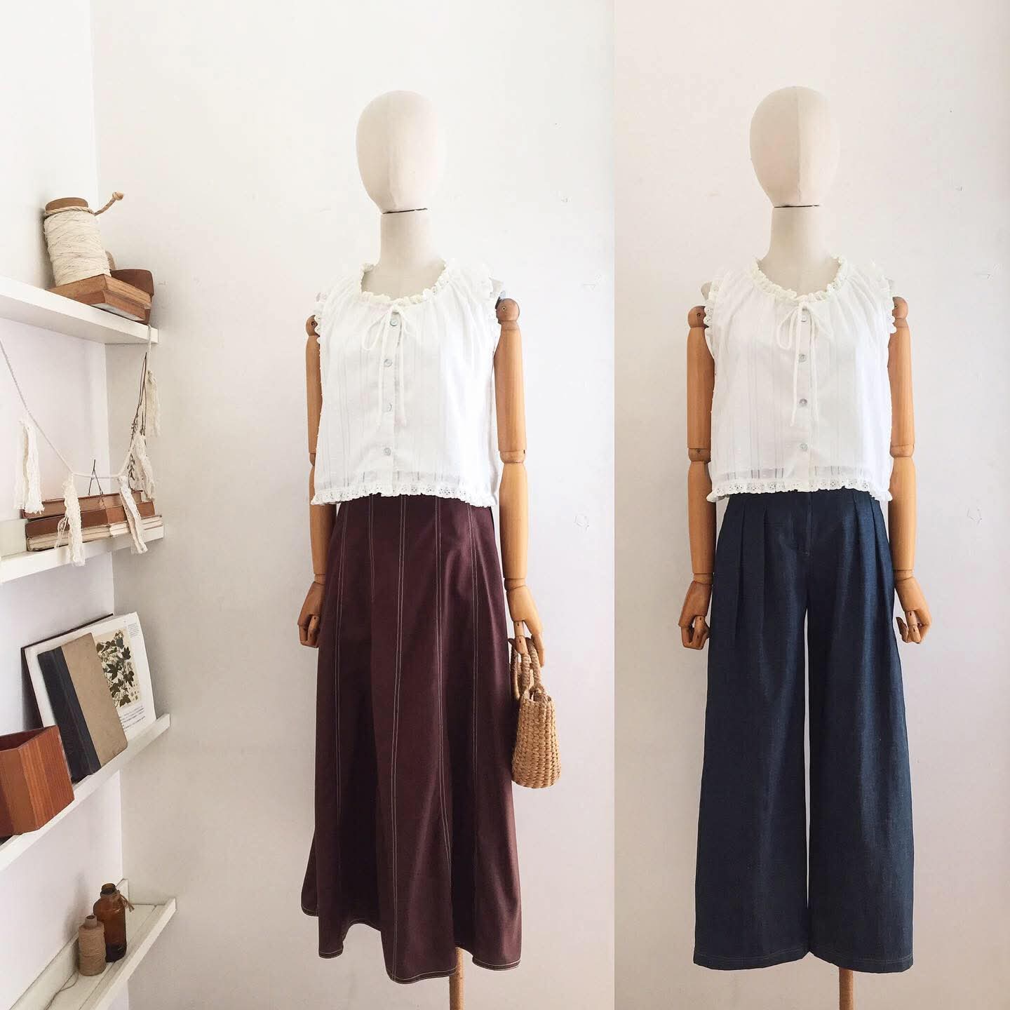 Lucy Cotton Dobby Top