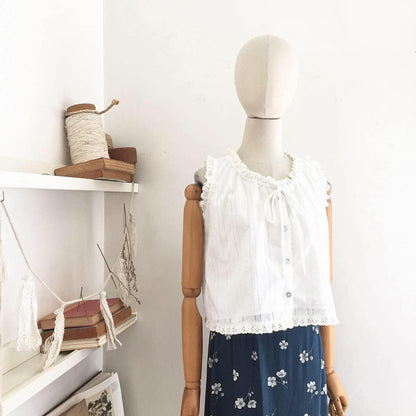 Lucy Cotton Dobby Top