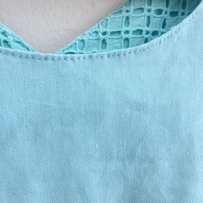 Bertha Broderie Anglaise + Cotton Twill Top