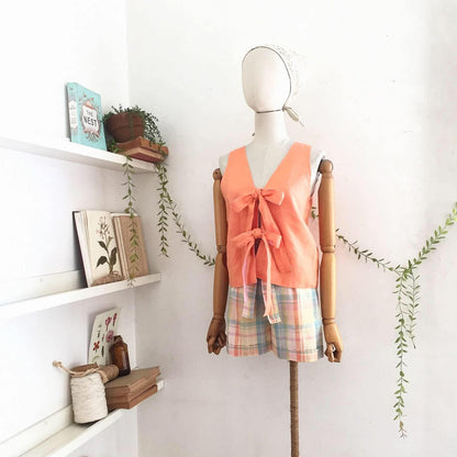 Olivia Linen + Linen Blend Top