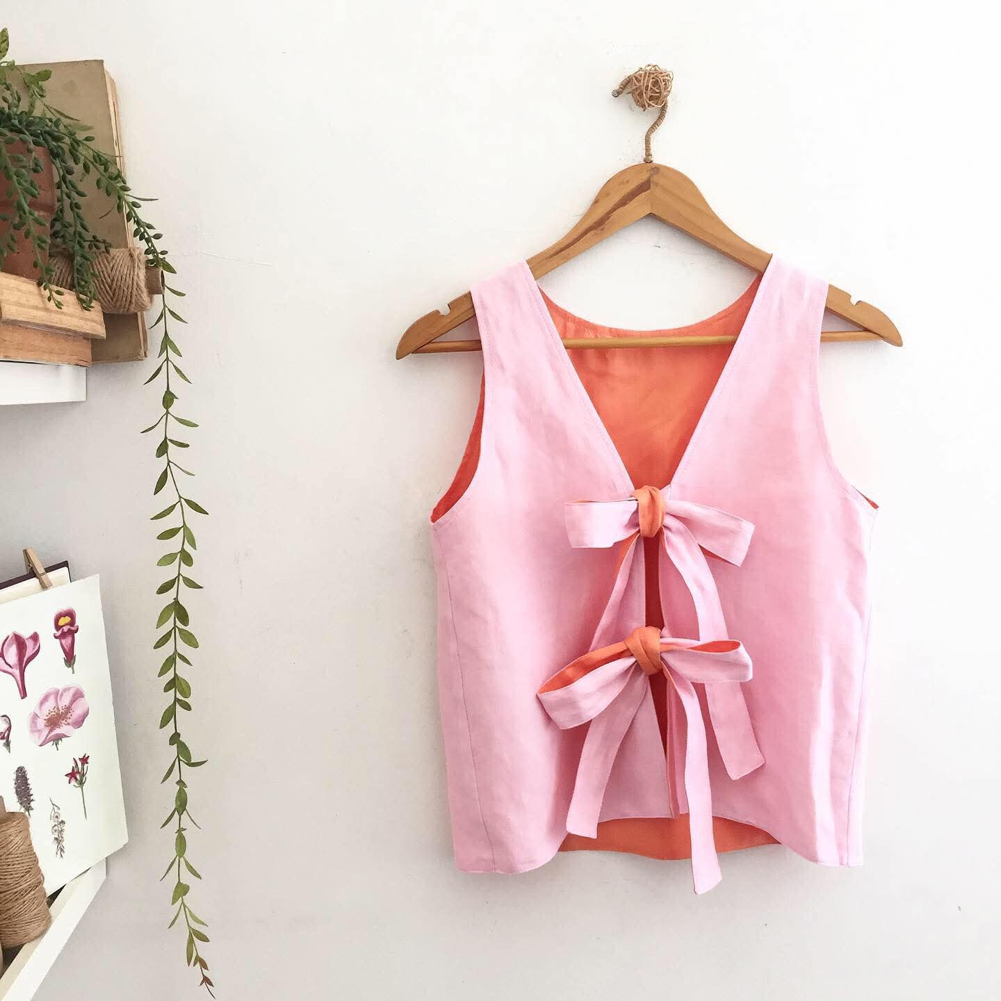 Olivia Linen + Linen Blend Top