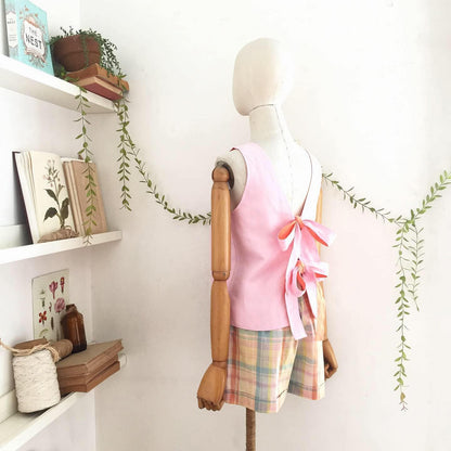 Olivia Linen + Linen Blend Top