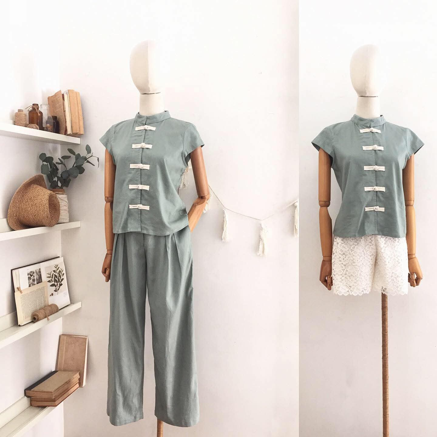 Vivian Linen Blend Top