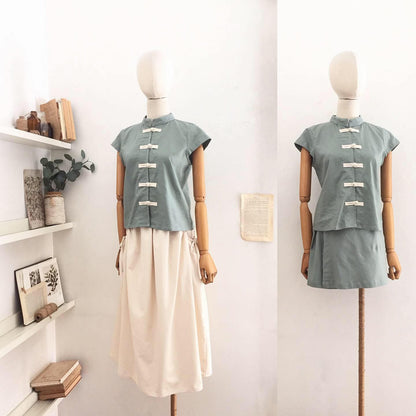 Vivian Linen Blend Top