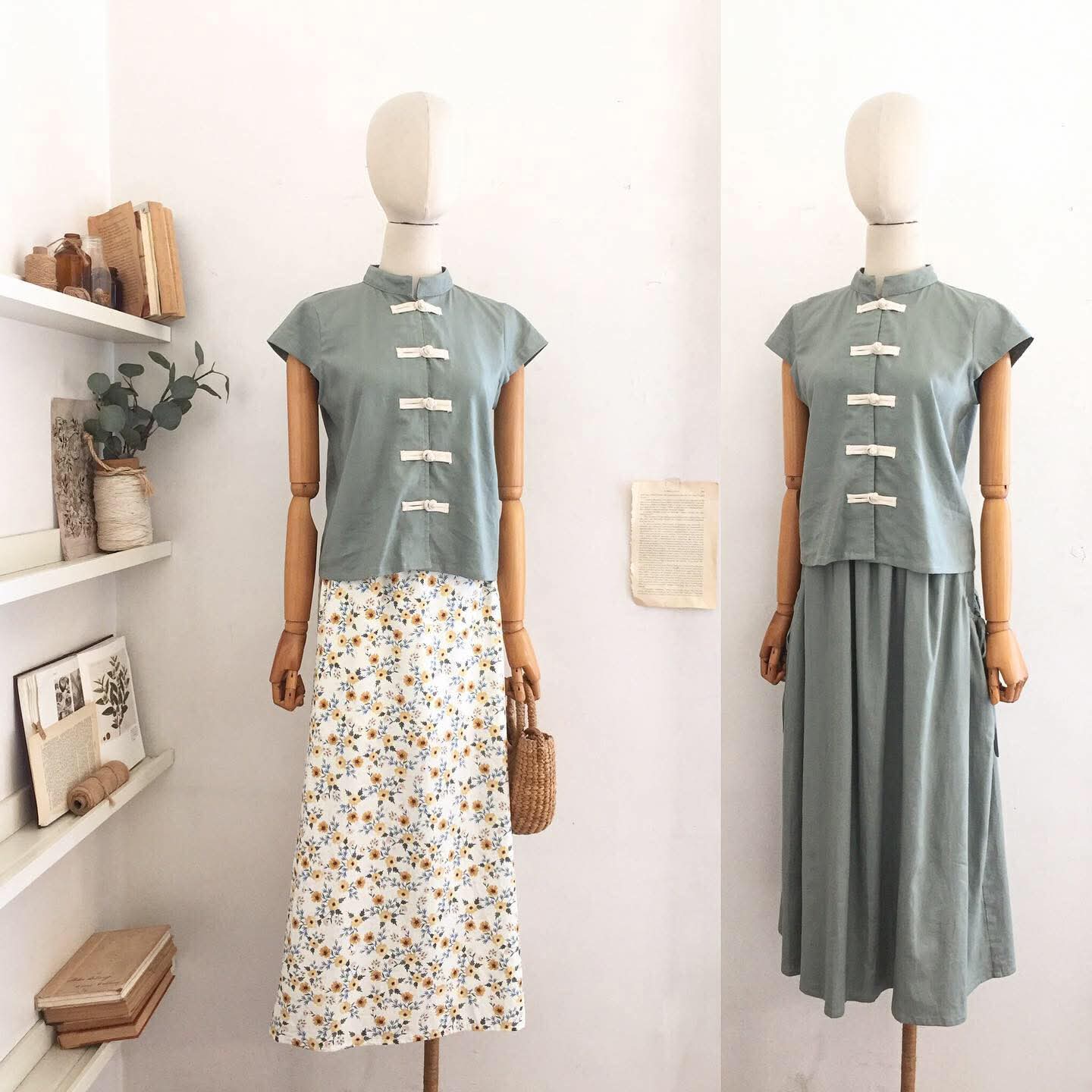 Vivian Linen Blend Top