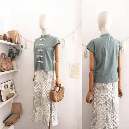 Vivian Linen Blend Top