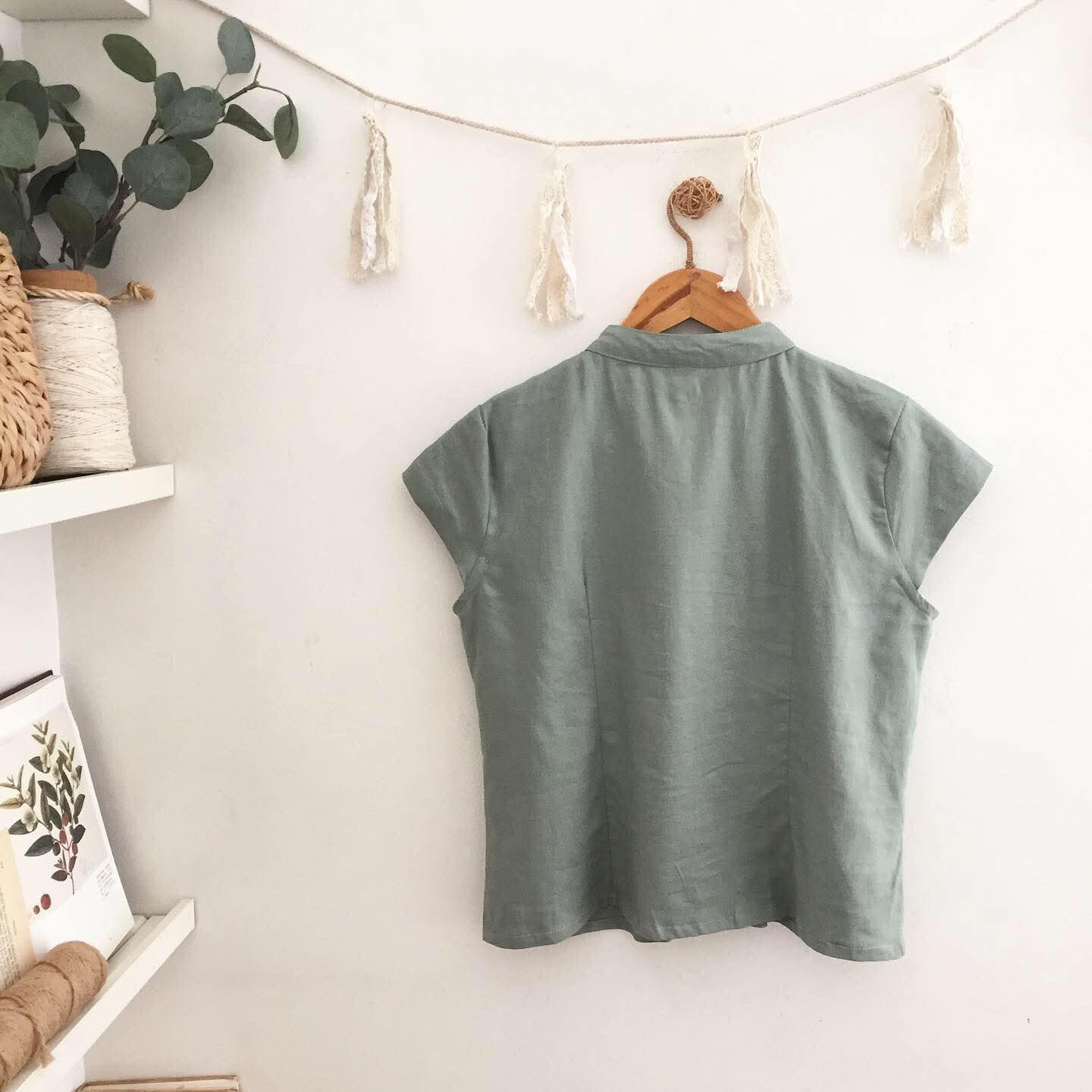 Vivian Linen Blend Top