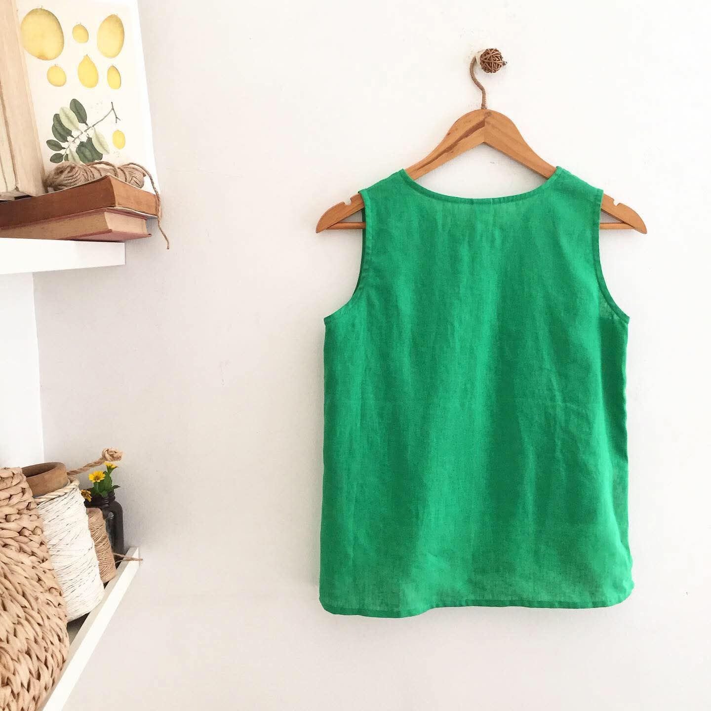 Rowan Linen Top