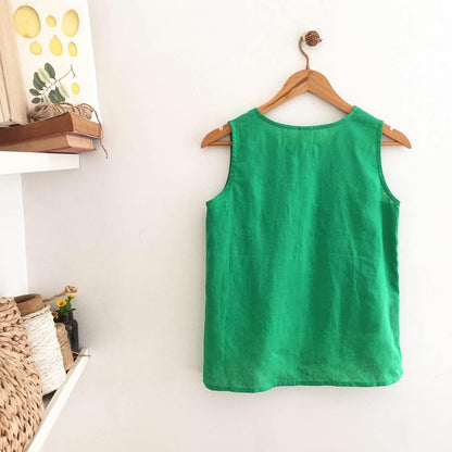 Rowan Linen Top