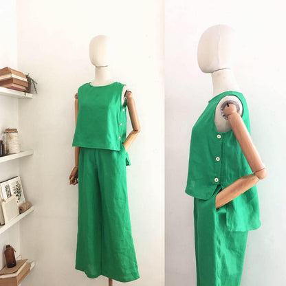 Rowan Linen Top