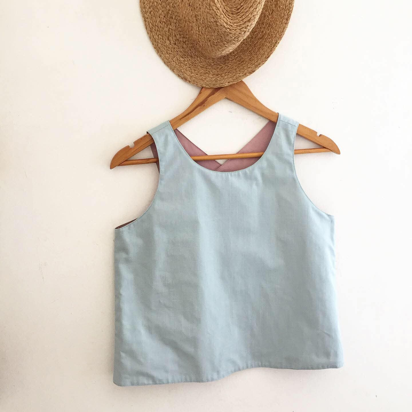 Bertha Linen Blend + Cotton Top