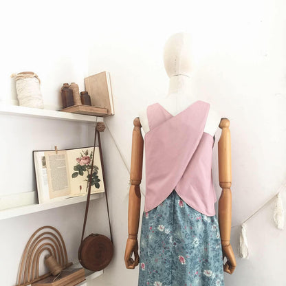 Bertha Linen Blend + Cotton Top
