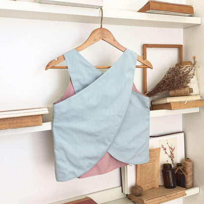 Bertha Linen Blend + Cotton Top