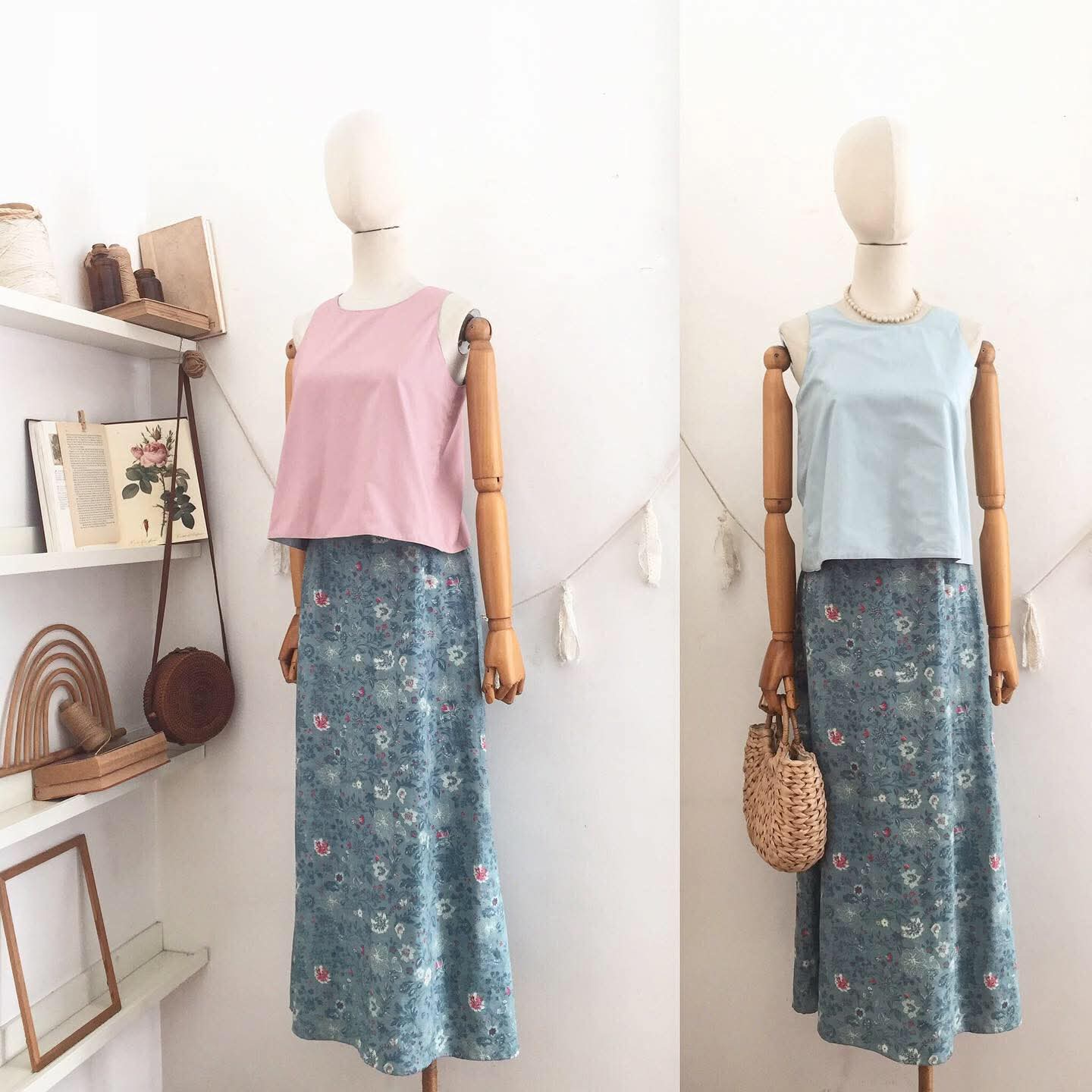 Bertha Linen Blend + Cotton Top